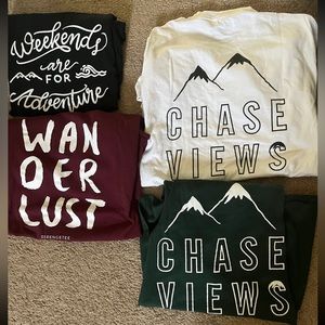 FOUR Serengetee Tshirts Sz Lg